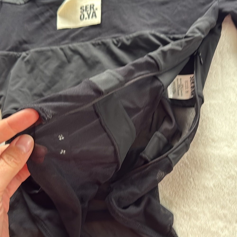 NWT Revolve SER OYA Ciar Black/Sheer Bodysuit Medium - Picture 10 of 12